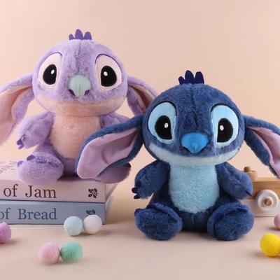 23 см Кавайная Плюшевая Игрушка Стич Мультяшная Милая Декор Комнаты Мягкая Аниме Фигурка Плюшевые Игрушки Подарок на День Рождения Рождество Декоративные Игрушки