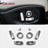 For Jaguar XE X760 XF/XFL X260 F-Pace f pace X761 Car Accessories ABS Chrome Seat Adjustment Button Frame Trim Decorative Cover