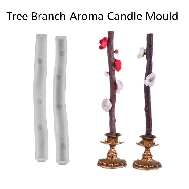 1шт украшения новые поступления силиконовые формы креативные ароматические свечи формы украшения дома моделирование растений ветка дерева