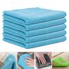 5Pcs 30x30cm Large Microfiber Cleaning Clothes Oil Stain Remover Highly Absorbent Reusable Kitchen Towels Set