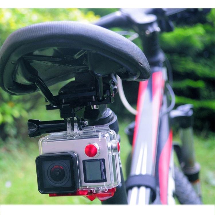 PULUZ Алюминиевый сплав Крепление для сиденья велосипеда для GoPro, Insta360, DJI и других экшн-камер