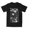 Women's Serial Experiments Lain 90s Sci Fi Anime T Shirt Pure Clothes Vintage Short Sleeve O Neck Tees Party T-Shirt Fashion Y2K