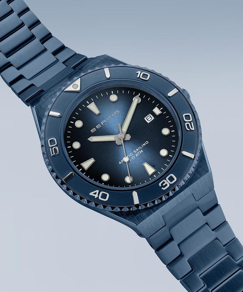 BERING Analog Quartz Arctic Collection Link Sapphire [Authorized Import] Men's & Women's (Unisex) Watch, Watch, Strap, 18940-797, Long-Term Warranty,