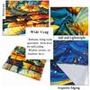 Yuiqear Sunflower Starry Sky Tapestry Galaxy Space Tapestries Mysterious Mountain River Wall Decor Fantasy Landscape Tapestry for Bedroom