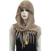 Windproof Thermal Neck Warmer Bib Temperament Cardigan Triangle Scarves Shawl  Women Lady Girl