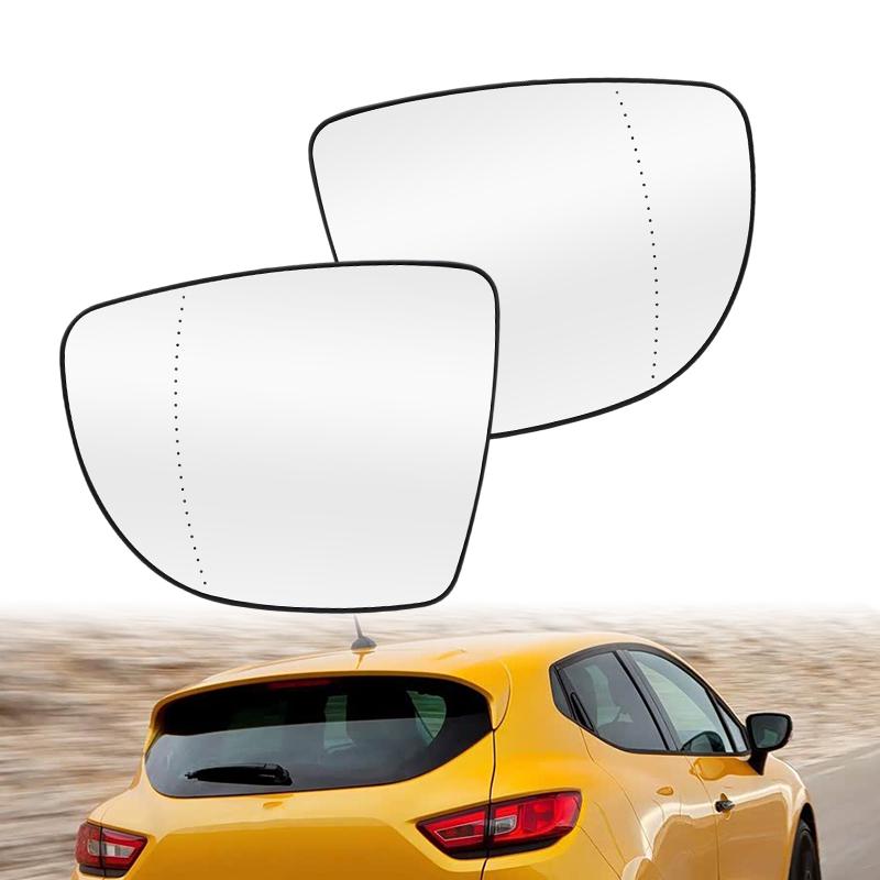 Авто Боковое Крыло Зеркало Заднего Вида С Подогревом Стеклянная Линза Для Renault Clio Iv 4 / Capt / Zoe 2012- Для Nissan Micra Leaf 2017-
