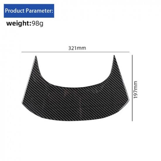 Carbon Fiber Rear Center Panel Cover Trim For Chevrolet Corvette C7 2014-