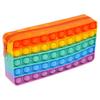 Large Capacity Silicone Pen Case Decompression Bubble Stationery Storage Bag  Fidget Toys