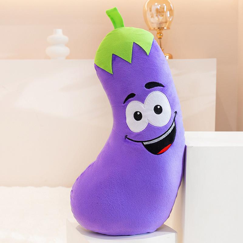 Vegetable Broccoli Peppers Eggplant Watermelon Plush Toy Stuffed Doll Gift Kids