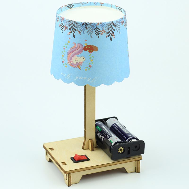 DIY Science Table Lamp Kit for Elementary Students - Handmade Physics Experiment Teaching Aid