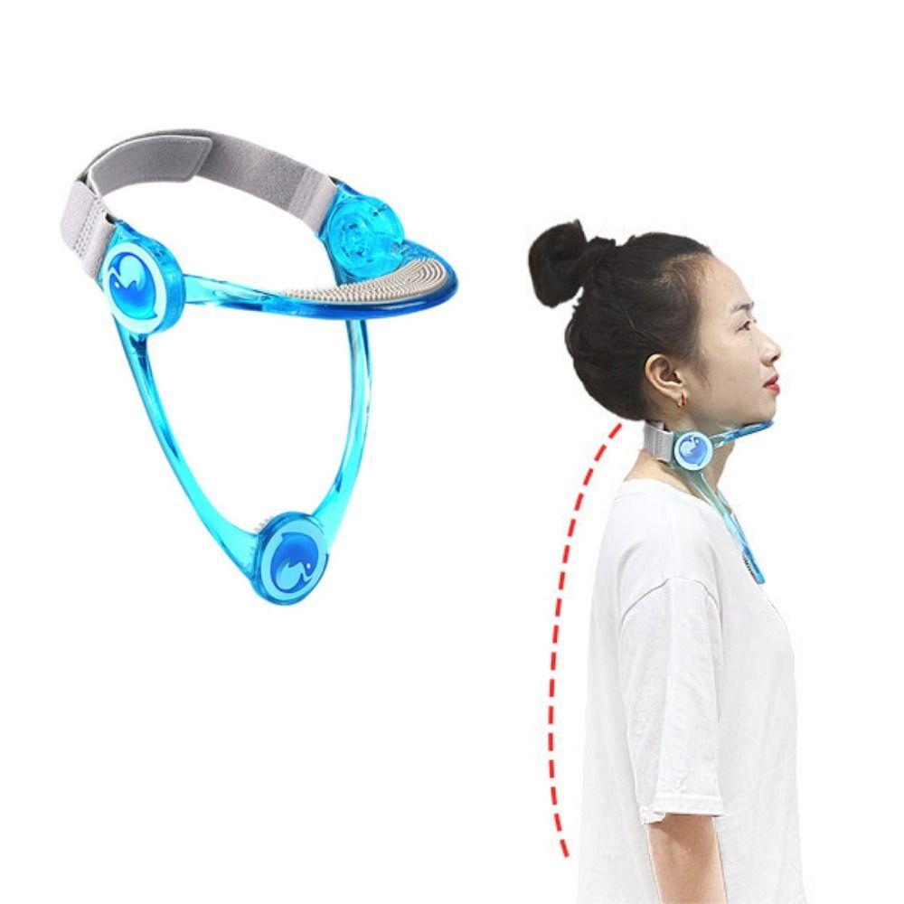 Складной шейный корсет для поддержки позвоночника, регулируемый, корректор осанки шеи вперед для студентов