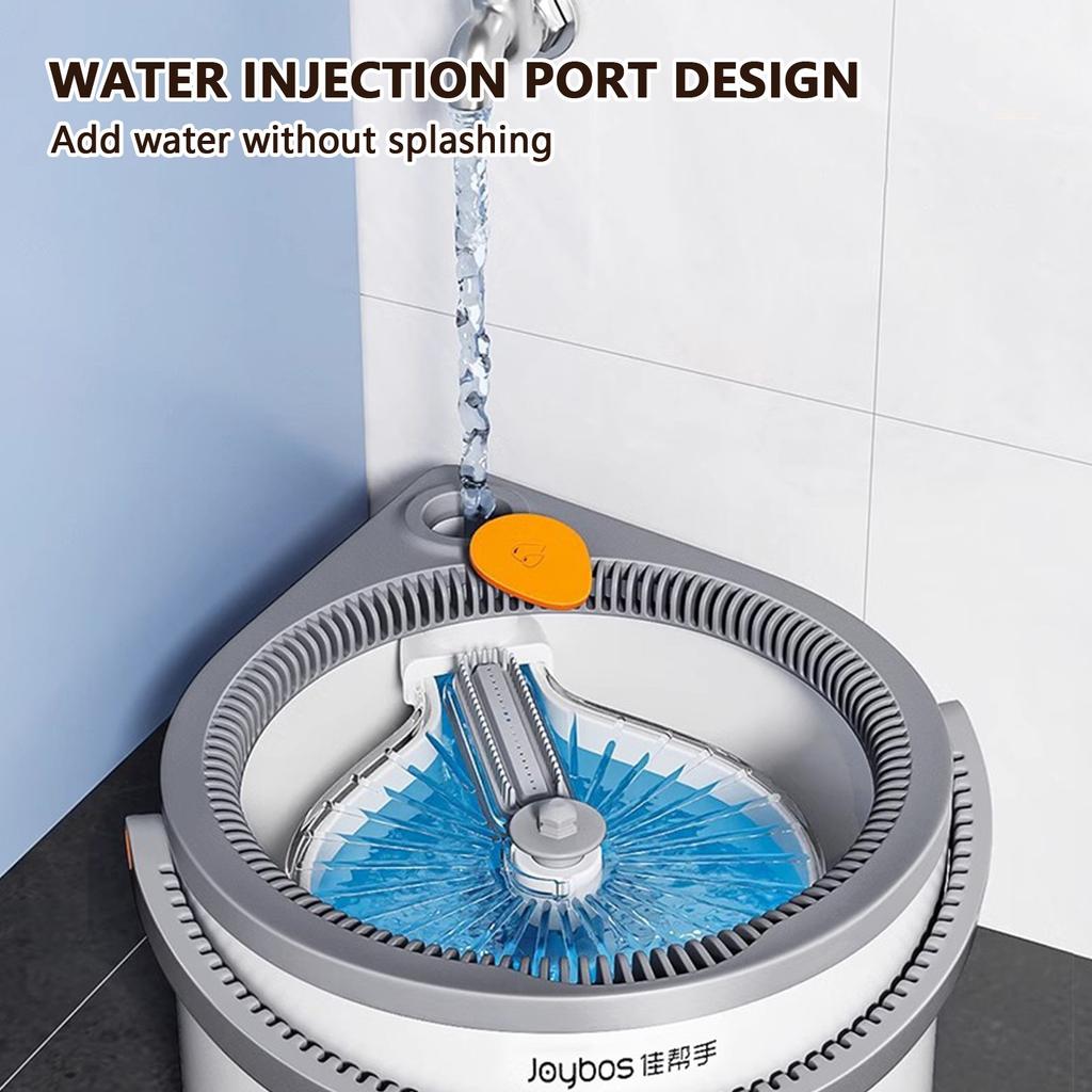 Уборка шваброй Отделение грязи Ленивая бытовая швабра Очистка одной шваброй Автоматическое вращение одного ведра