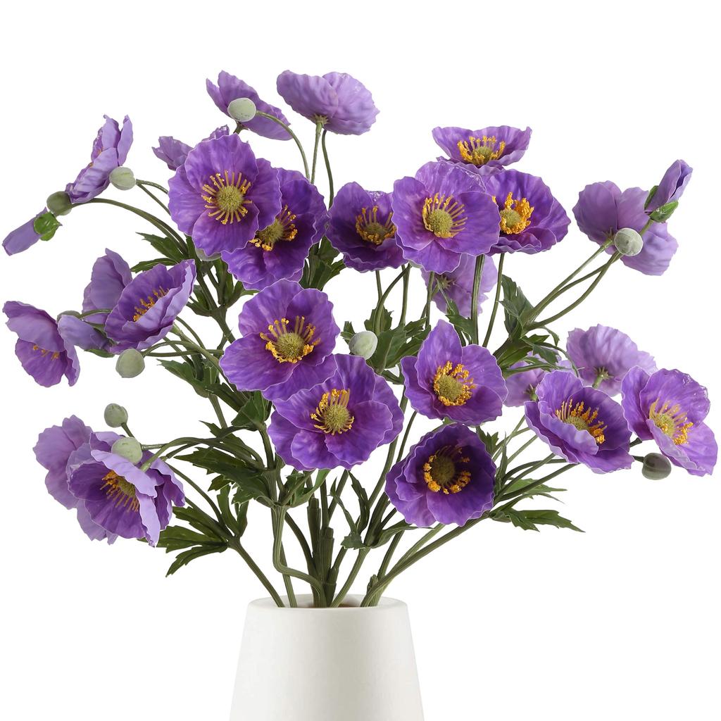 4 шт. искусственных цветов мака шелковые букеты для домашнего декора, свадьбы, украшения стола и вечеринок искусственные цветочные композиции своими руками