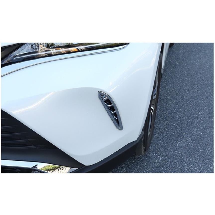 Chrome Front Front Air Inlet Frame Cover Trim For Toyota Venza Harrier 2021-2023