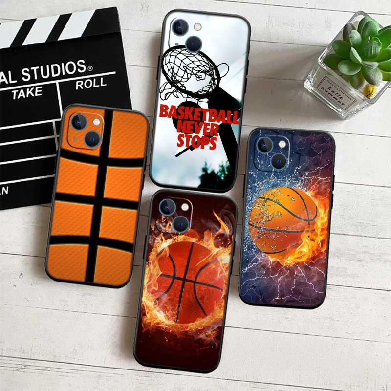 UP13 Basketball Art Shoot New High-End Shell Phone Case for iPhone 16 15 14 13 12 Pro Max Plus Mini