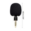 Mini Bendable 3.5mm Jack Microphone Portable Small Microphone for Sound Card Recorder Mobile Phone Smartphone Mini Mic