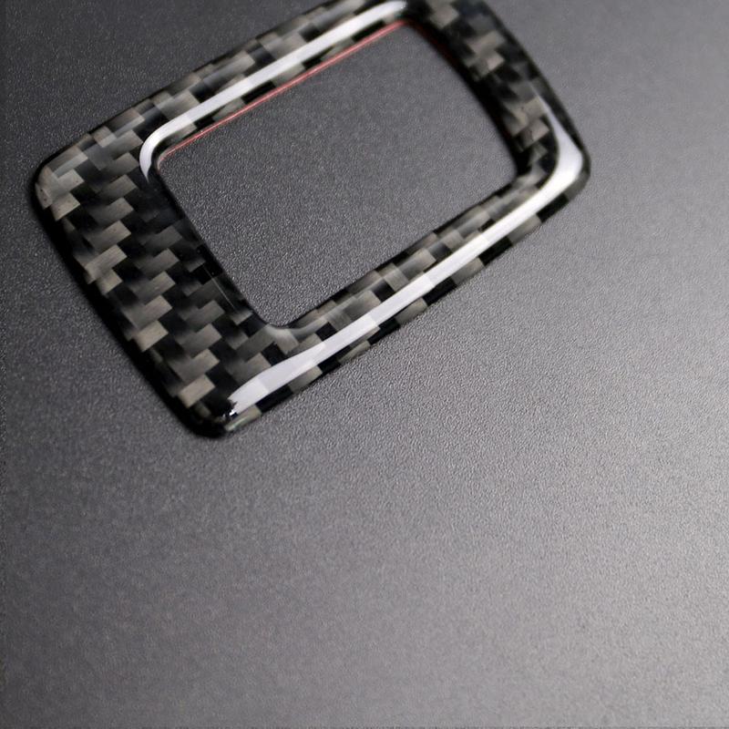 LHD Carbon Fiber Interior Car Windows Switch Control Panel Sticker Trim Cover Decoration For BMW 3 Series E90 2005 2006-2012
