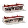 KATO N Gauge Town Shop 1 Красный 23-408A Диорама Принадлежности
