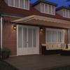 Retractable Awning Multicolor 600 x 300 cm Fabric and Aluminum