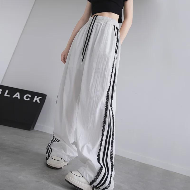 Женские брюки-бананы Yichengxuan с высокой талией, весна/лето, широкие