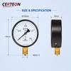 Y-150 Pressure Gauge Vacuum Gauge Industrial Oil Filled Air Compressor 150mm M20x1.5 Negative Pressure Chemical Medical