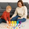 Matching Color Stacked Cups Game Montessori Color Classification Cup Toys  Hand Eye Coordination