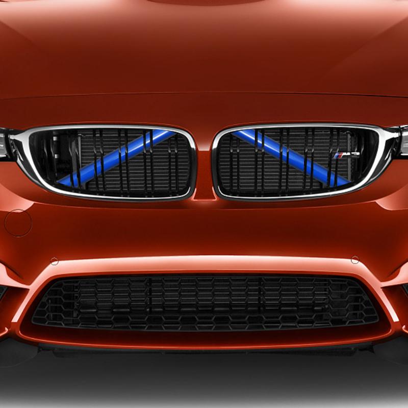 Front Grille Decorative Strip Frame Trim Cover for BMW F20 F21 F22 F23 F30 F31 F32 F33 F44 F45 1 2 3 4 Series Car Decals Sticker