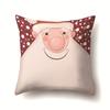 Christmas Santa Claus, Trees, Etc. Polyester Pillow, Sofa Cushion, Bedside Decoration