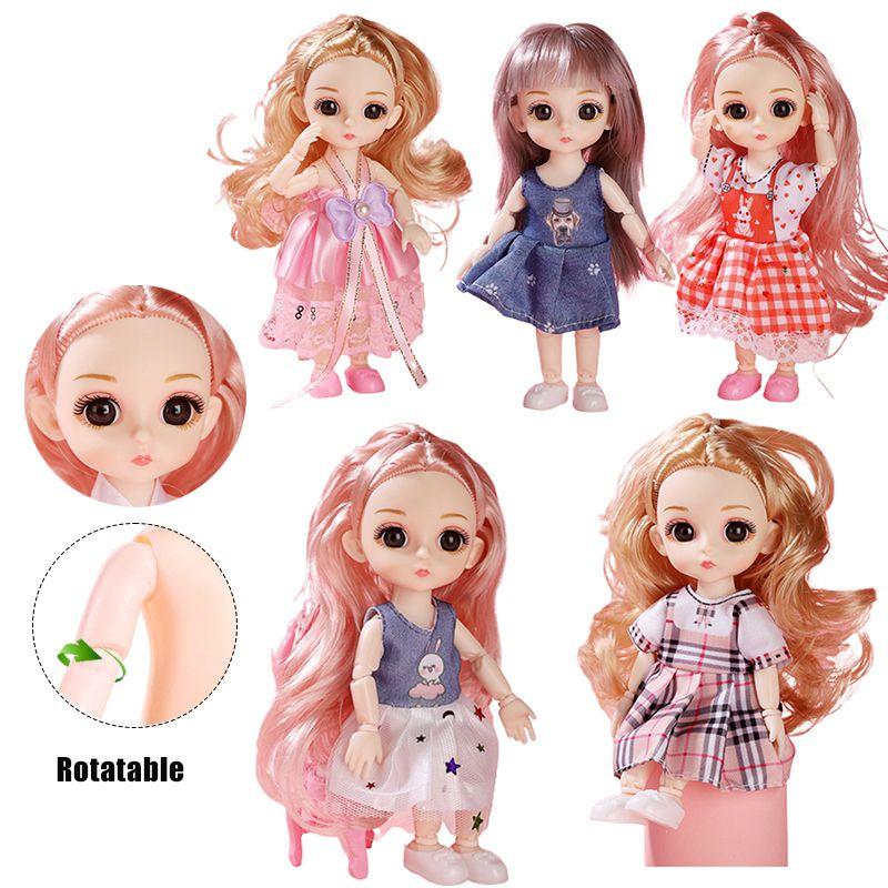 1/12 6,6 дюйма Bjd Куклы-принцессы Милые Подвижные суставы Детский подарок на день рождения
