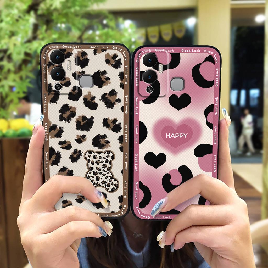 Anti-knock TPU Phone Case For Infinix Hot12 Play/NFC/X6816C Full Wrap Shockproof Cute Cover Waterproof Protective