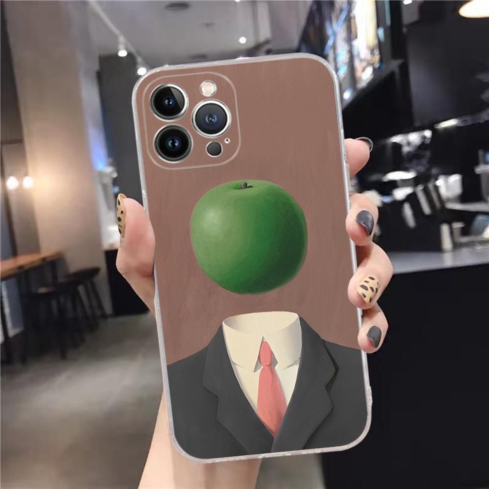 Сюрреалистичный силуэтный принт Чехол для телефона для серий iPhone 17 16 15 14 13 12 11 Pro Max Plus Двойная защита