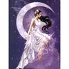 5d Diy Diamond Embroidery Moonlight Beauty Diamond Painting Cross Stitch Rhinestone Mosaic Decor