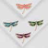 Enamel Dragonfly Brooches For Women Unisex 3-color Insects Party Office Brooch Pin Gifts