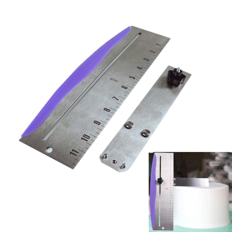 Adjustable Cake Scraper Cakes Comb Baking Crisp Corners Cake Edge Smoother Stainless Steel Kitchen Accessories Diy Baking Tools