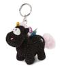 NICI Unicorn Rainbow Keychain, 10cm, German Plush Toy Keyring, BB 3047370