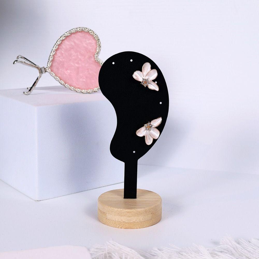 Jewelry Rack Earring Display Stand Iron Metal Ear Clip Stud Organizer Shops Home