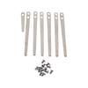 1 Set Metal Flat Springs Leaf With Screws 3.5cm/1.37inch For Clarinets DIY Accessory