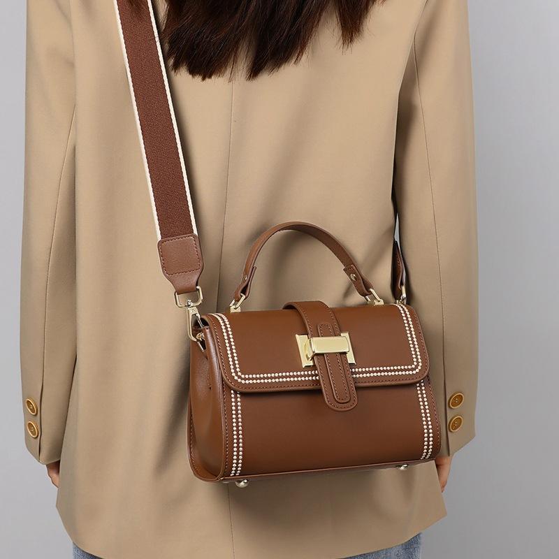 New Crossbody Bag Women's Leather Handbag High-end Single-shoulder Bag