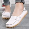 New Shoes for Women Moccasins Flats  Woman Loafers Genuine Leather Female Shoes Slip On Ballet Nurse Women's Shoes