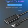 YurKem OTG USB 3,1 Тип C к HDMI Кабель-адаптер 4K HD TV для Samsung Note 8 S8 S9 Конвертер для телефона, ноутбука, подключенного ТВ-монитора