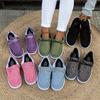 Women's Solid Color Comfortable Casual Shoes,Soft Sole Lightweight Flat Walking Shoes,Comfortable Low Top Daily Shoes