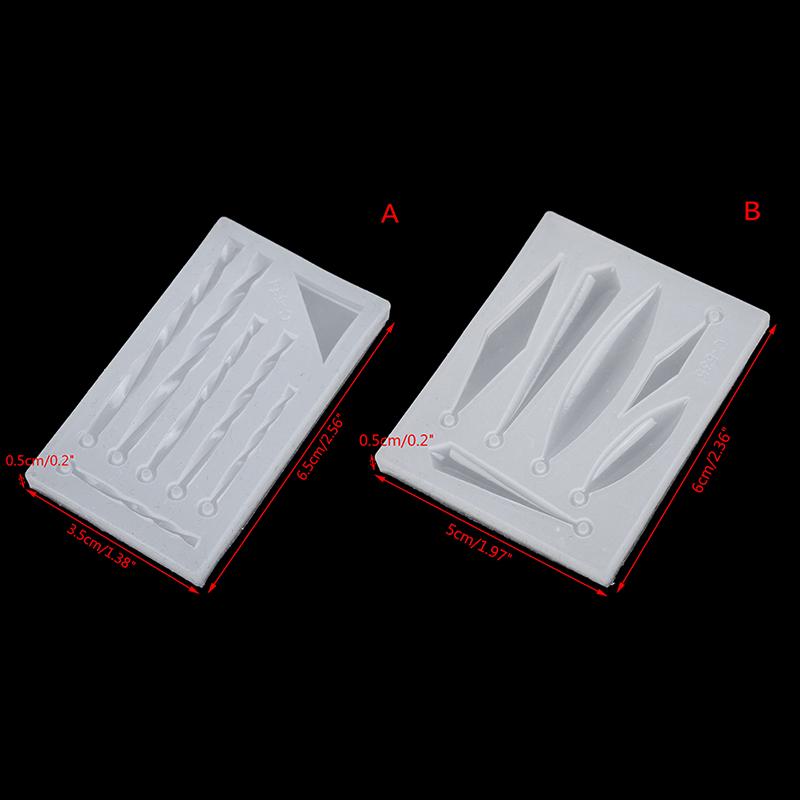 Ювелирные инструменты Diy серьги ожерелье кулон силиконовая форма форма для эпоксидной смолы