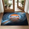 Gulf Design Crystal Velvet Rug Soft Decorative Mat for Bedroom Entrance