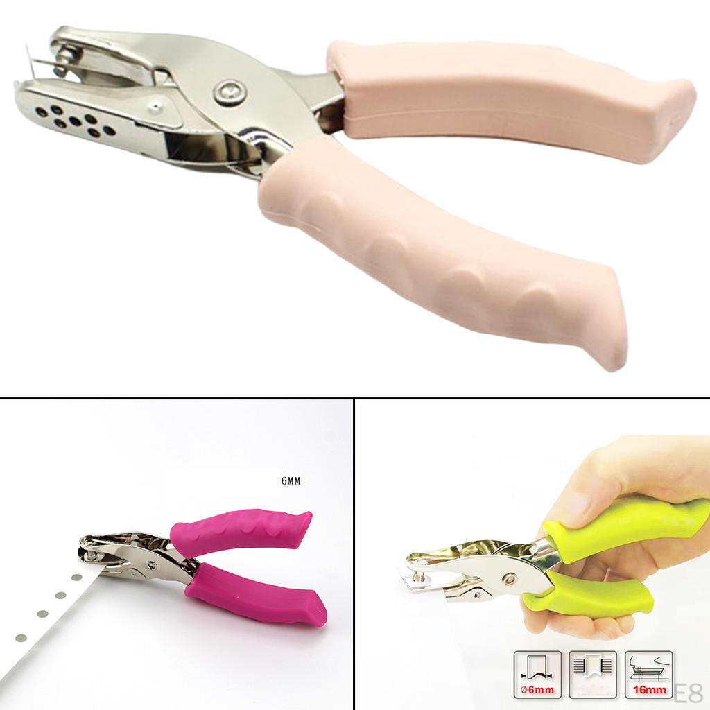 Ручные мини-дыроколы в форме круга, дырокол на одно отверстие для 8 листов, для бирок, билетов на одежду