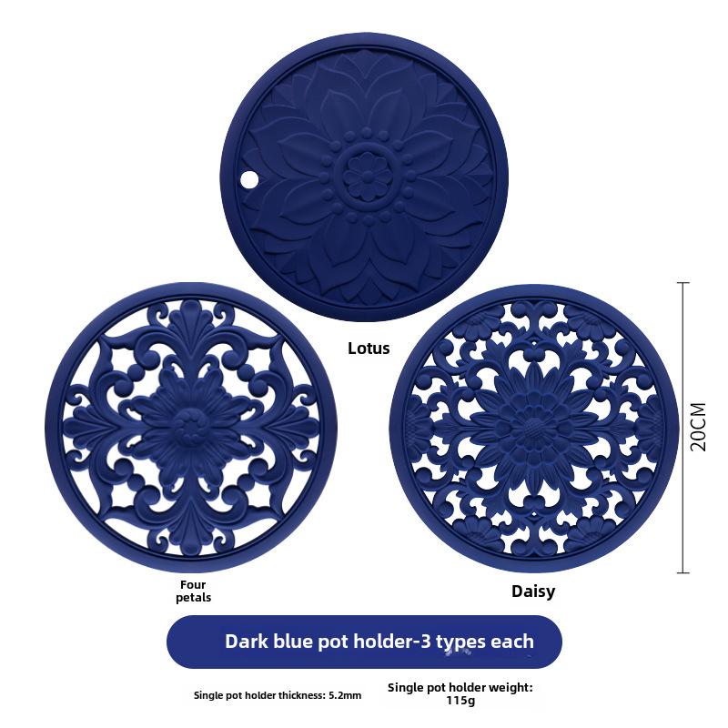 **Термостойкая силиконовая подставка - Классический китайский дизайн**