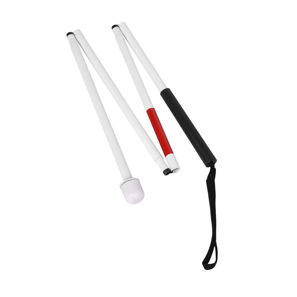 127 см 4-секционная складная трость из алюминиевого сплава для слепых