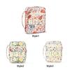 Large-capacity Book Storage Bag Flora Floral Study Bag Stationery Storage Organizer  Student