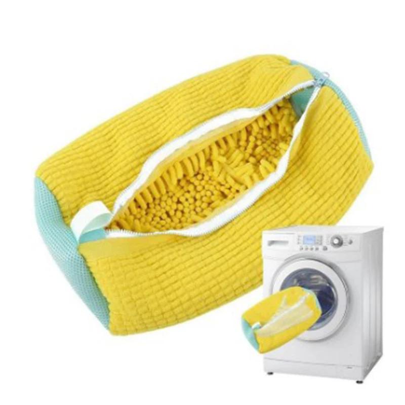Мешок для стирки обуви, устойчивый к деформации, мешок для стирки обуви в стиральной машине, мешки для сушки, сетка для стирки из хлопка, пушистые волокна