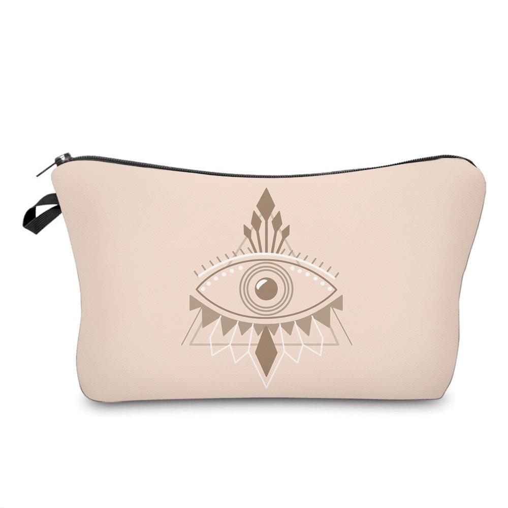 New Cross-border Printed Devil Eye Clutch Bag Ladies Multi-functional Travel Organizer