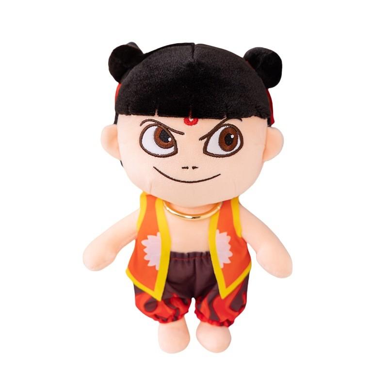 Плюшевые игрушки Нэчжа, мультяшные мягкие куклы, украшение персонажа аниме, детский подарок